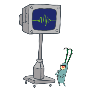 Image of Plankton and Karen.