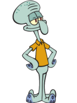 Image of Squidward Tentacles.